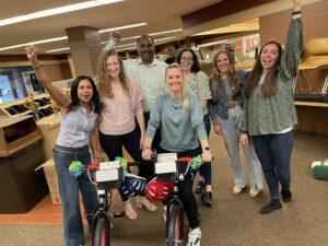 Charity bike build team building activity