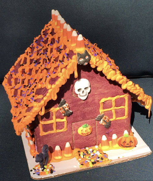 Halloween Gingerbread house