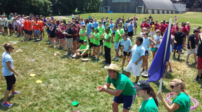 Outrageous Games improves teamwork and communication
