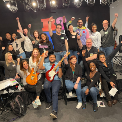 Featured Image For Top 10 Music Games for Adults To Get Your Team in Sync Team Building Post