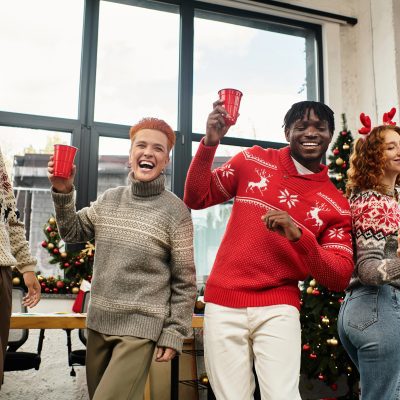 Featured Image For Holiday Spirit Week Ideas to Spark Connection at Work Team Building Post