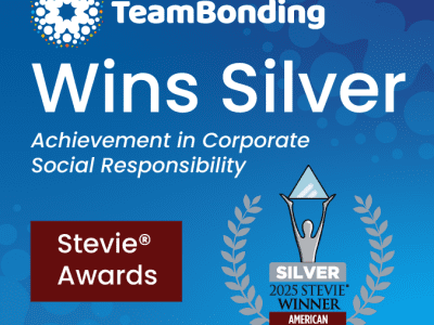 Featured Image For TeamBonding Wins Silver Stevie® Award Team Building Post